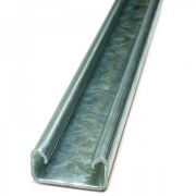 Pre-Galvanised Single Plain Channel 41mm x 21mm x 2.5mm 3 Metre Length